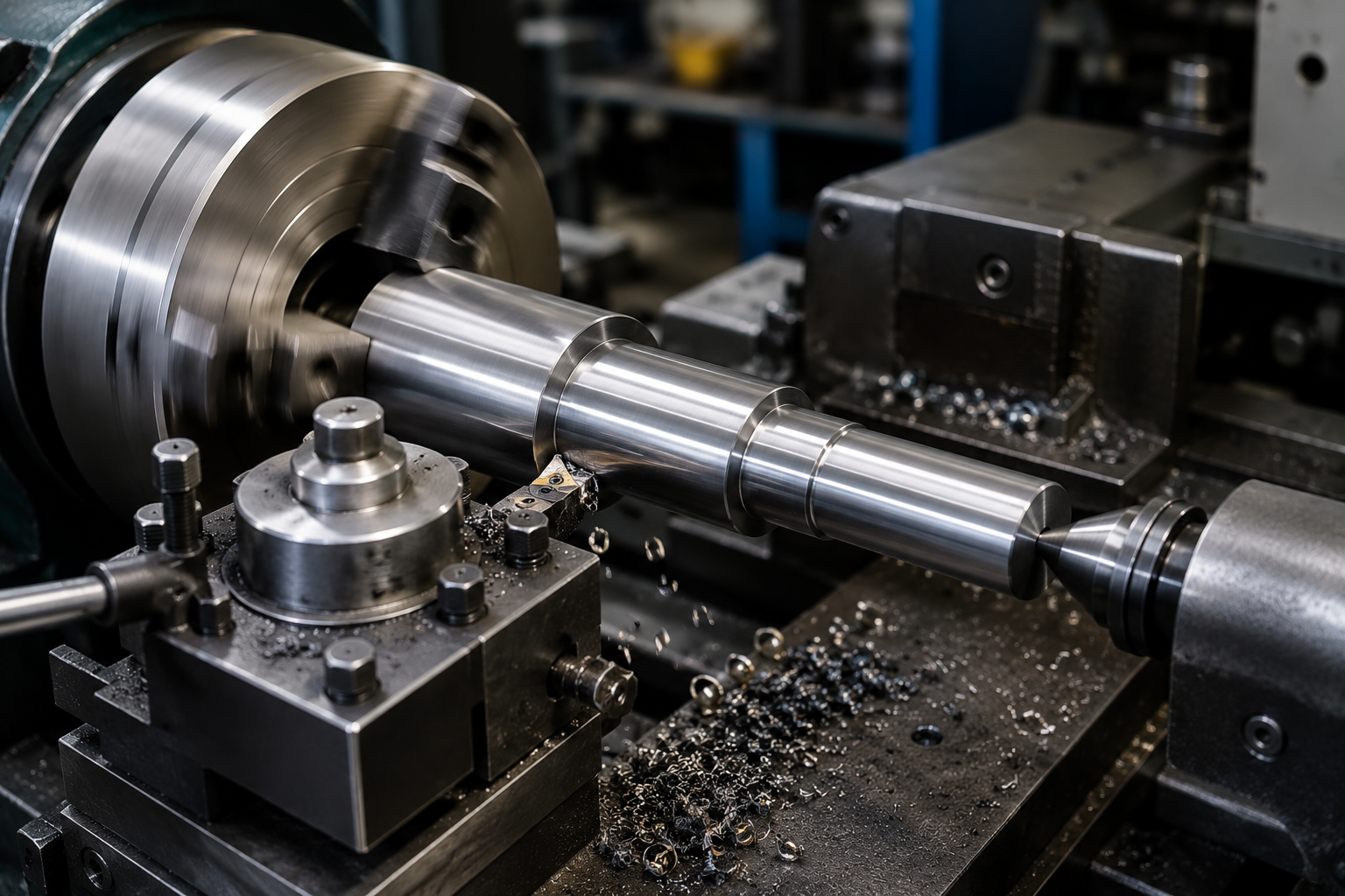 Machinery manufacturing lathe work