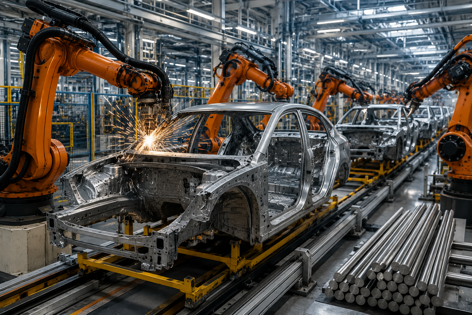 Automotive industry assembly
