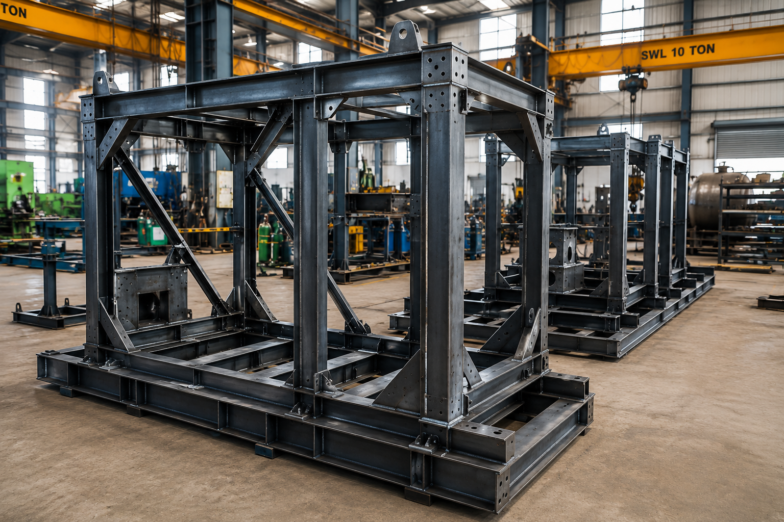 Equipment frame trailer