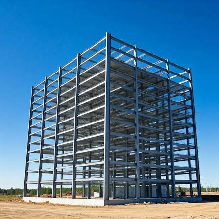 Steel building structure