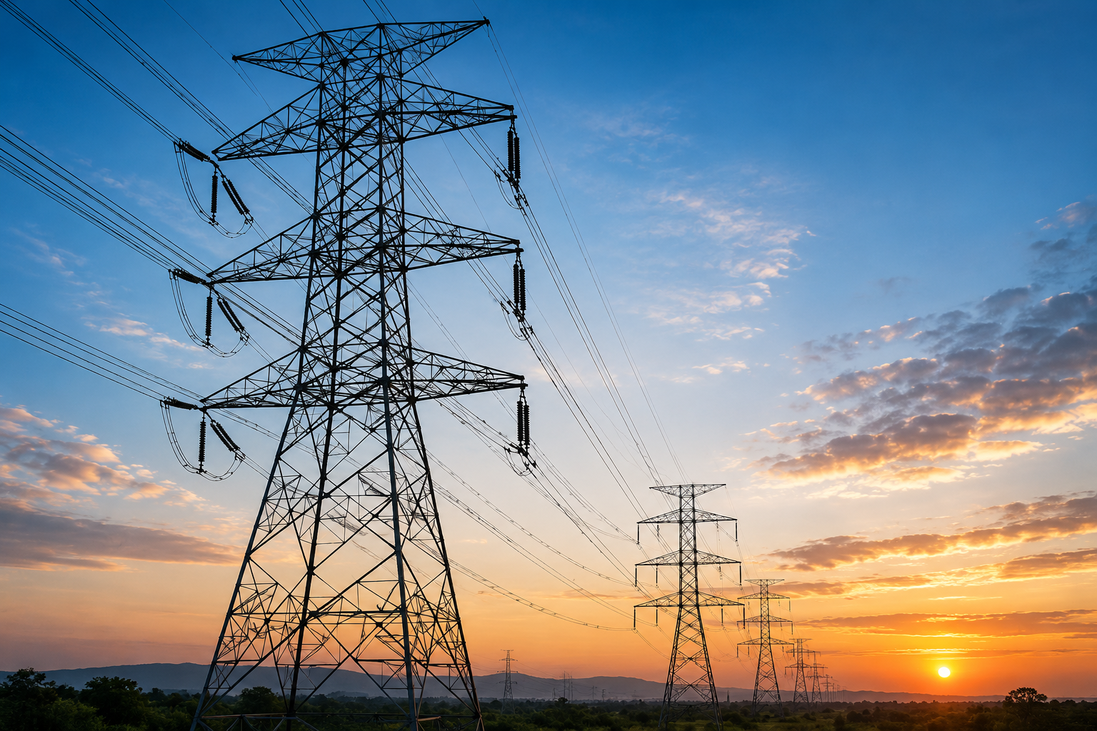 Electricity transmission tower